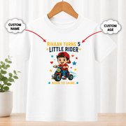 Happy Birthday Little Rider White T-Shirt