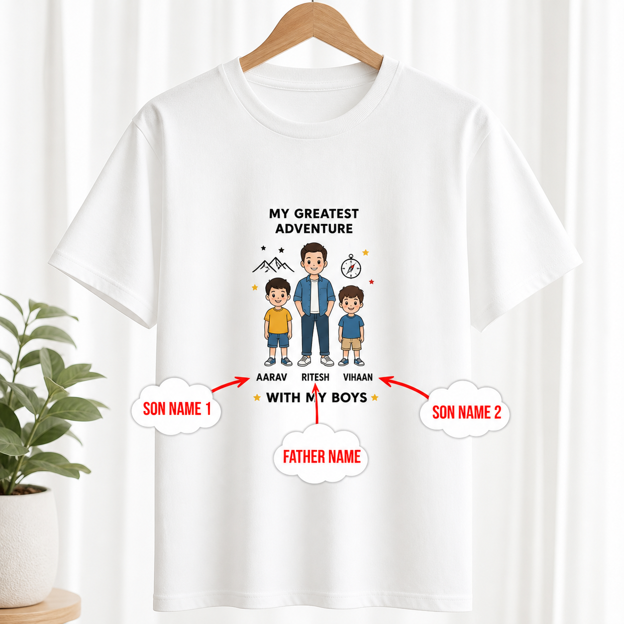 My Greatest Adventure White T-Shirt